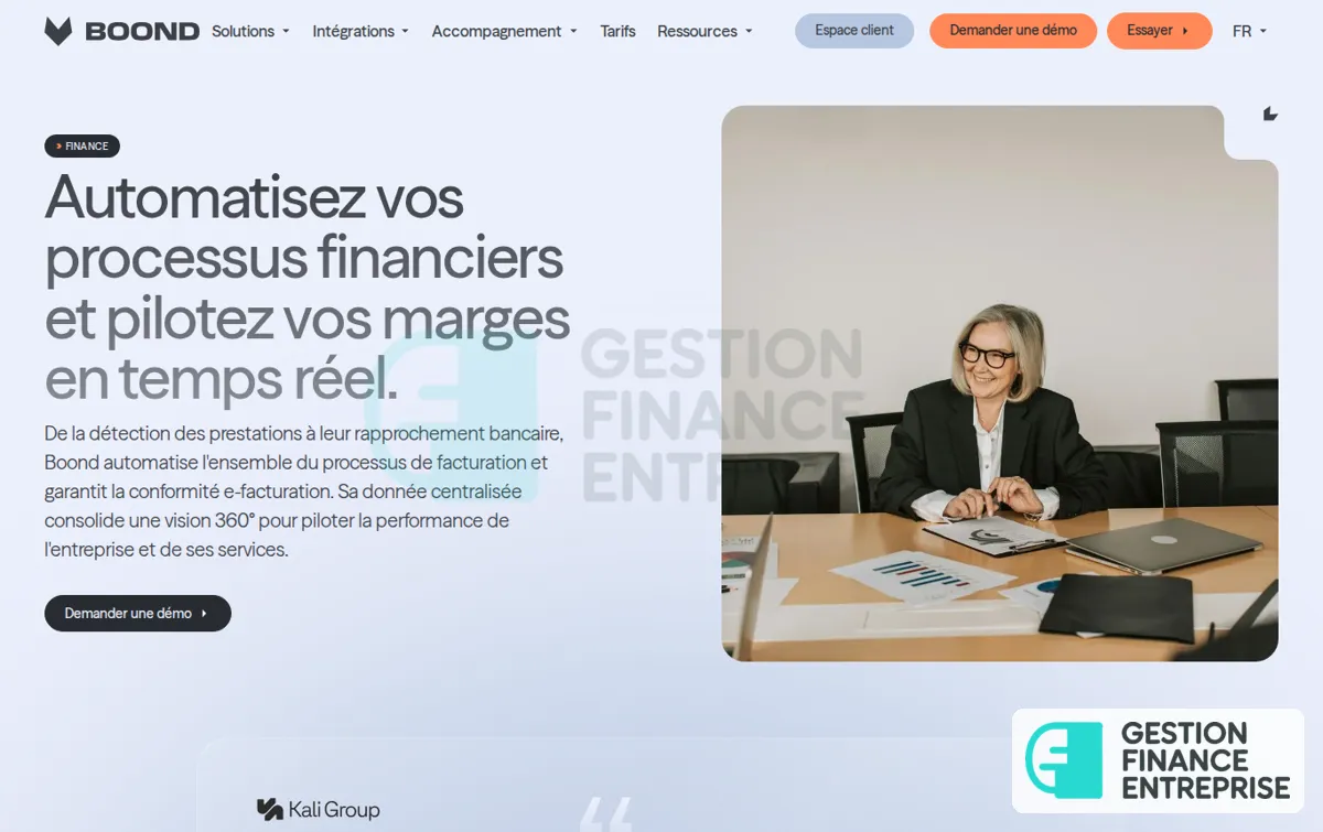 Capture : Solution Finance pour ESN | Facturation & e-facturation automatisées | BoondManager